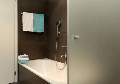 Ein Badezimmer in der Unterkunft Apartment Superior Parrot