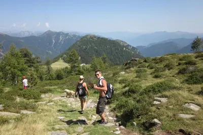 Naturlandschaft in der Nähe des Ferienhauses