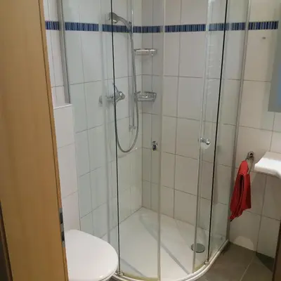 Ein Badezimmer in der Unterkunft Chalet uf em Stutz 2