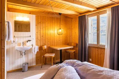 Ein Badezimmer in der Unterkunft Seehotel Sternen