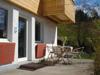 Ein Balkon oder eine Terrasse in der Unterkunft Chalet Viola