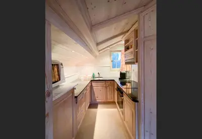 Küche/Küchenzeile in der Unterkunft Chalet Irene