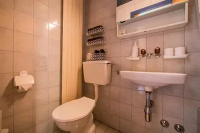 Ein Badezimmer in der Unterkunft Appartement cosy au centre de Grimentz