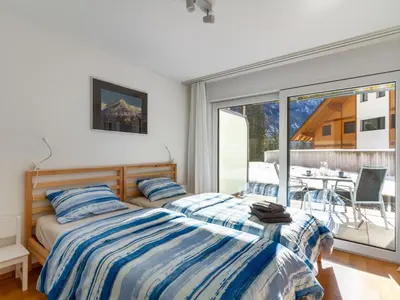 Ein Bett oder Betten in einem Zimmer der Unterkunft Apartment Terrasse by Interhome