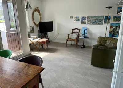 TV/Unterhaltungsangebot in der Unterkunft Seewohnung 2