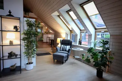 Grundriss der Unterkunft Modern Penthouse Apartment, close to everything