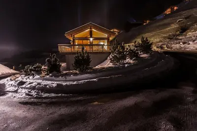 Naturlandschaft in der Nähe des Chalets