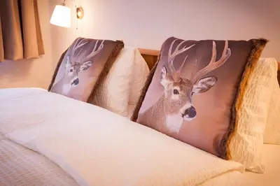 Ein Bett oder Betten in einem Zimmer der Unterkunft Apartment Bristolino