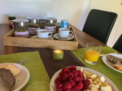 Essen in der Ferienwohnung oder in der Nähe