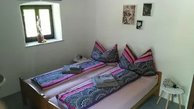 Ein Bett oder Betten in einem Zimmer der Unterkunft Residenza Americana