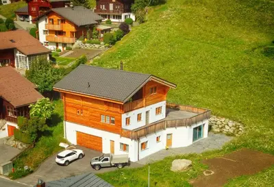 Das Gebäude in dem sich die Ferienwohnung befindet