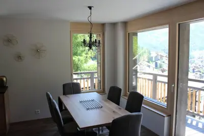 Ein Balkon oder eine Terrasse in der Unterkunft Stadel
