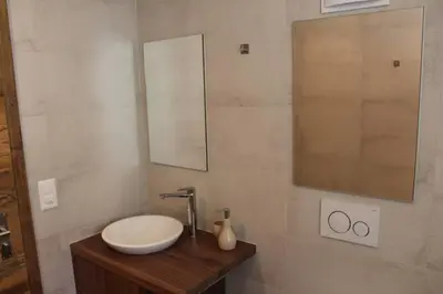 Ein Badezimmer in der Unterkunft Stadel