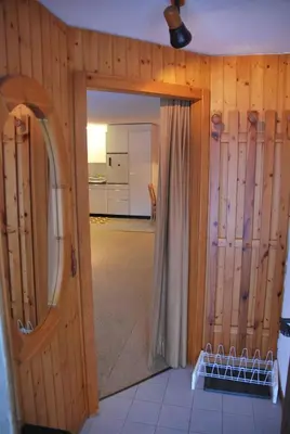 Küche/Küchenzeile in der Unterkunft Ferienwohnung Bürchen