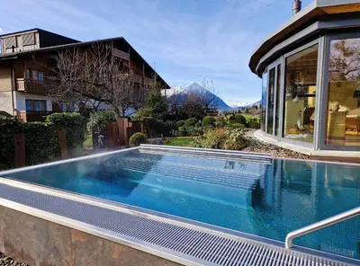 Der Swimmingpool an oder in der Nähe von SALZANO Hotel - Spa - Restaurant