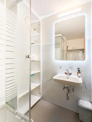 Ein Badezimmer in der Unterkunft Center of Veysonnaz with a View !