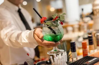 Getränke in der Unterkunft Hotel Metropole Interlaken