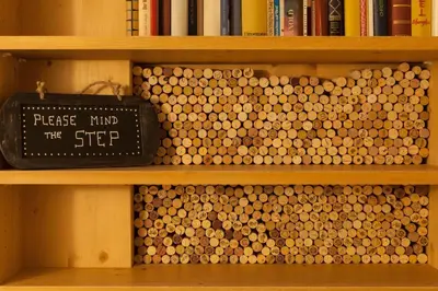 Die Bibliothek im Hotel