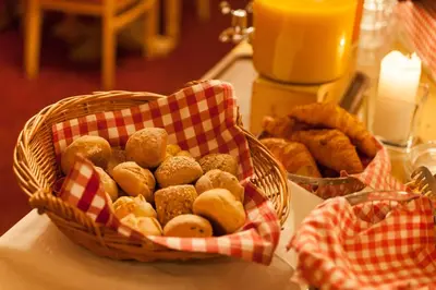 Essen im Hotel oder in der Nähe