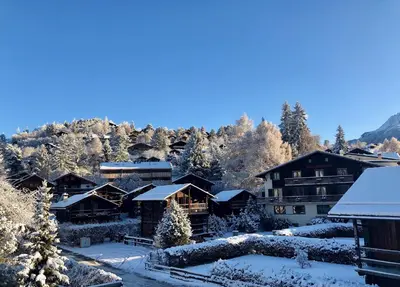 Le Chalet Victoria im Winter