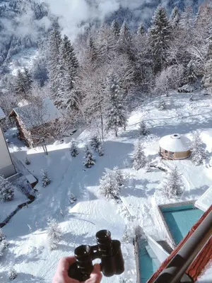Grand Hotel Belvedere, a Beaumier Hotel im Winter