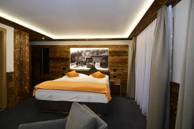 Ein Bett oder Betten in einem Zimmer der Unterkunft Hotel Elite