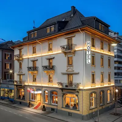 Das Gebäude in dem sich das Hotel befindet
