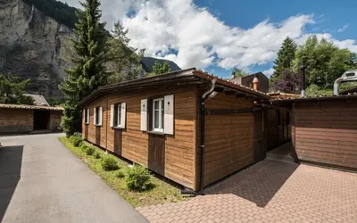 Ein allgemeiner Bergblick oder ein Berglick von des Hostels aus