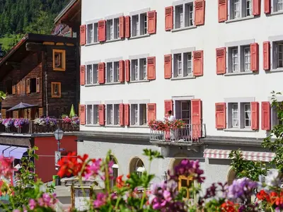 Das Gebäude in dem sich das Hotel befindet