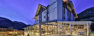 Ein allgemeiner Bergblick oder ein Berglick von des Hotels aus