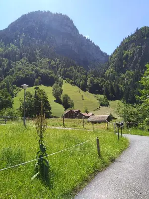 Naturlandschaft in der Nähe des Chalets