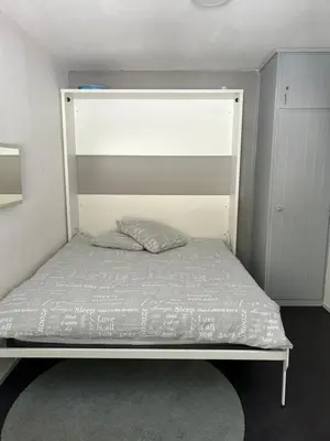 Ein Bett oder Betten in einem Zimmer der Unterkunft Studio Lac Noir