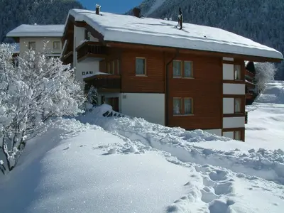 Haus Pan im Winter