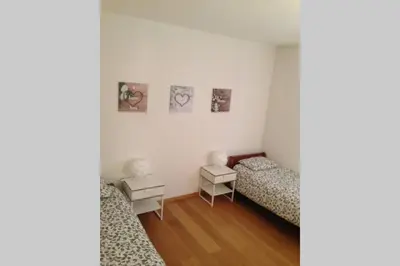 Ein Bett oder Betten in einem Zimmer der Unterkunft Apartment Del Sol Etoile 1 Crans Montana Switzerland