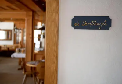 Ein Zertifikat, Auszeichnung, Logo oder anderes Dokument, das in der Unterkunft Hotel Sonne Interlaken-Matten ausgestellt ist