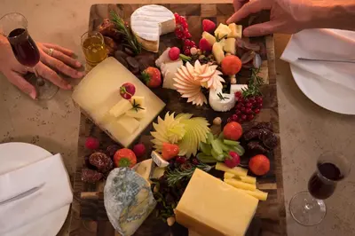 Essen im Chalet oder in der Nähe