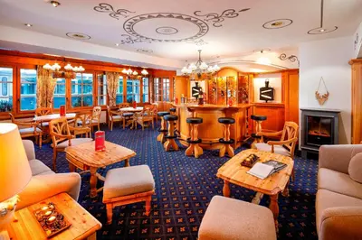 Ein Sitzbereich in der Unterkunft Derby Swiss Quality Hotel