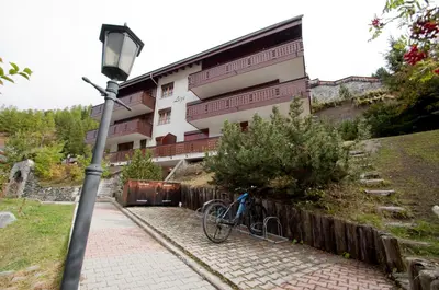 Das Gebäude in dem sich die Ferienwohnung befindet