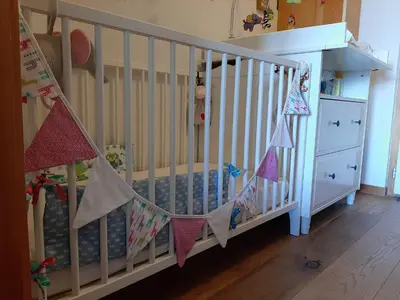 Ein Bett oder Betten in einem Zimmer der Unterkunft The fox's family home - Veysonnaz