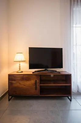 TV/Unterhaltungsangebot in der Unterkunft Apartment Trümmelbach, Comfortabl & Cozy, Private Terrace with best views