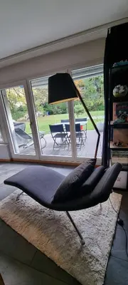 Ein Sitzbereich in der Unterkunft Appartement avec terrasse et parking