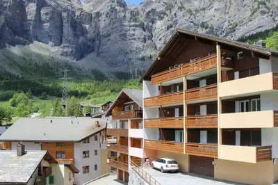 Ein allgemeiner Bergblick oder ein Berglick von der Ferienwohnung aus