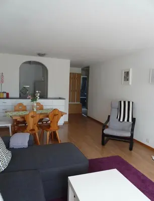 Ein Sitzbereich in der Unterkunft Eldorado 44