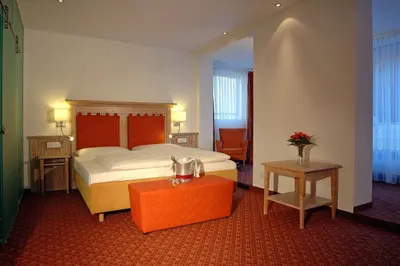 Ein Bett oder Betten in einem Zimmer der Unterkunft Hotel Simi