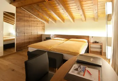Ein Bett oder Betten in einem Zimmer der Unterkunft Hotel Simi