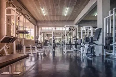 Das Fitnesscenter und/oder die Fitnesseinrichtungen in der Unterkunft la belle vue Boutique Hotel & Café
