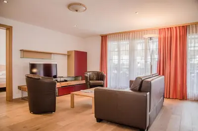 Ein Sitzbereich in der Unterkunft Apartment Stotzhalten 3.5 - GriwaRent AG