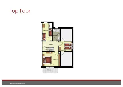 Grundriss der Unterkunft Apartment Bärhag - GRIWA RENT AG