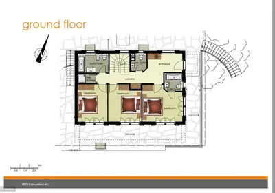 Grundriss der Unterkunft Chalet Rivendell - GRIWA RENT AG