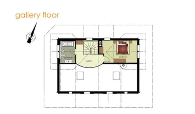 Grundriss der Unterkunft Chalet Rivendell - GRIWA RENT AG